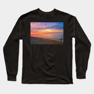 Cromer Beach at Sunset Long Sleeve T-Shirt